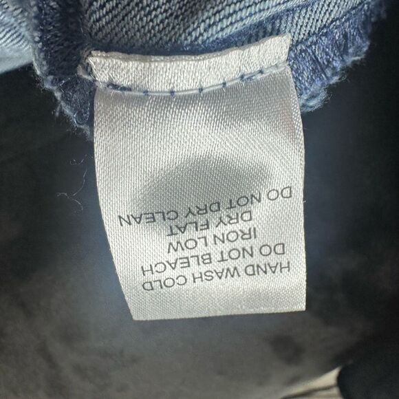 Story On Ruffled Denim CropTop Size L NWT - Picture 14 of 15